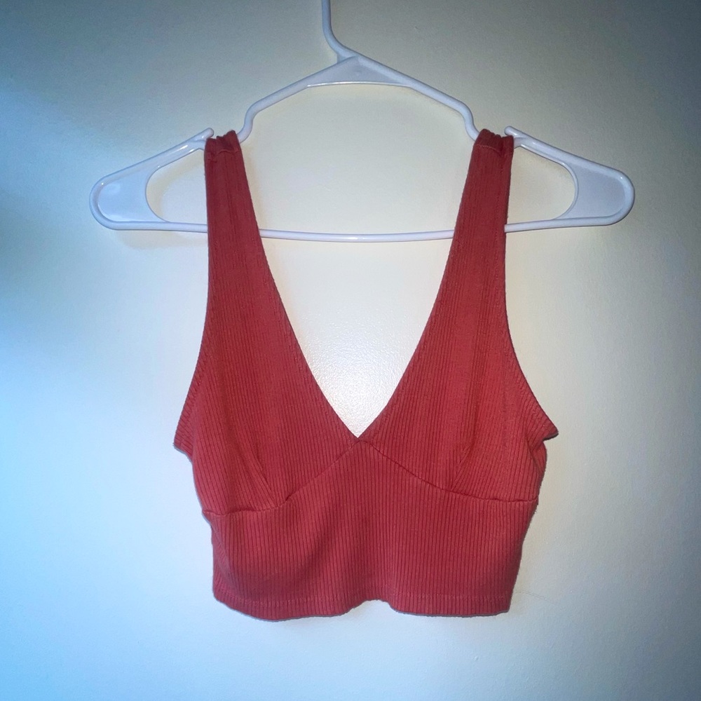 Medium Forever 21 coral crop top
